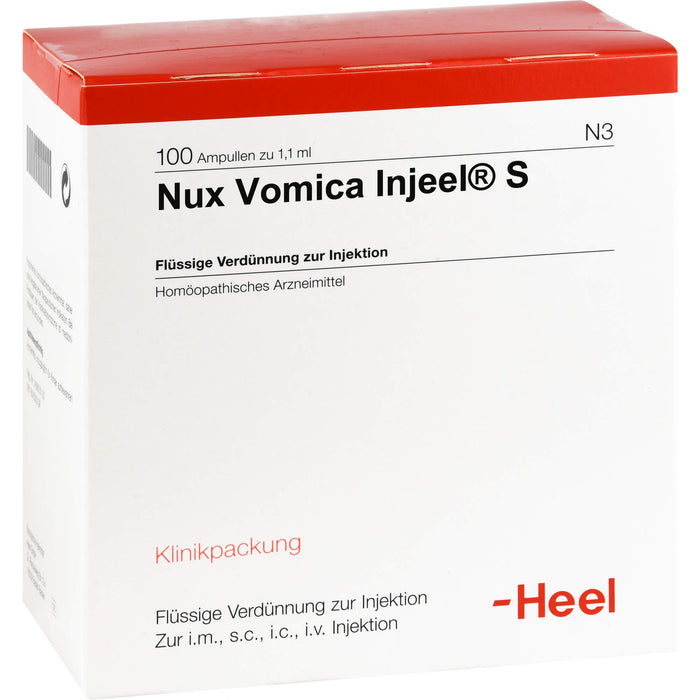 Nux vomica-Injeel S flüssige Verdünnung, 100 pc Ampoules