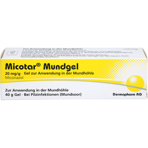 Micotar  Mundgel 20 mg/g Gel zur Anwendung in der Mundhöhle, 40 g Gel