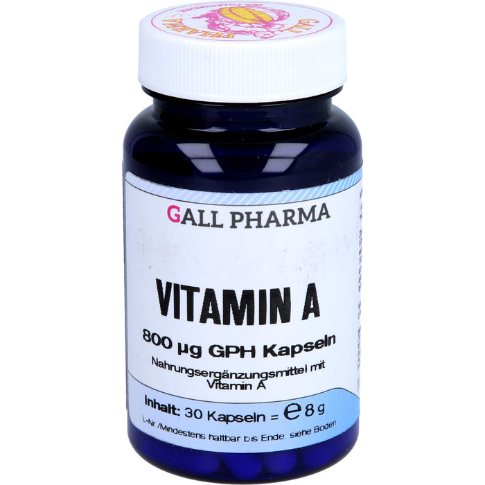 GALL PHARMA Vitamin A 800 µg GPH Kapseln, 30 St. Kapseln