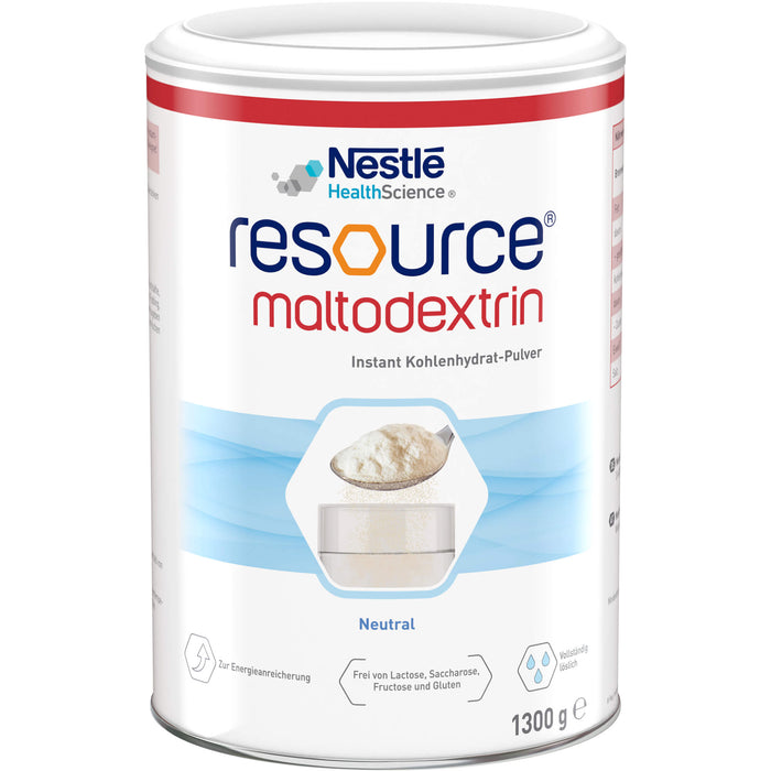 Resource Maltodextrin Instant Kohlenhydrat-Pulver, 1300 g Powder
