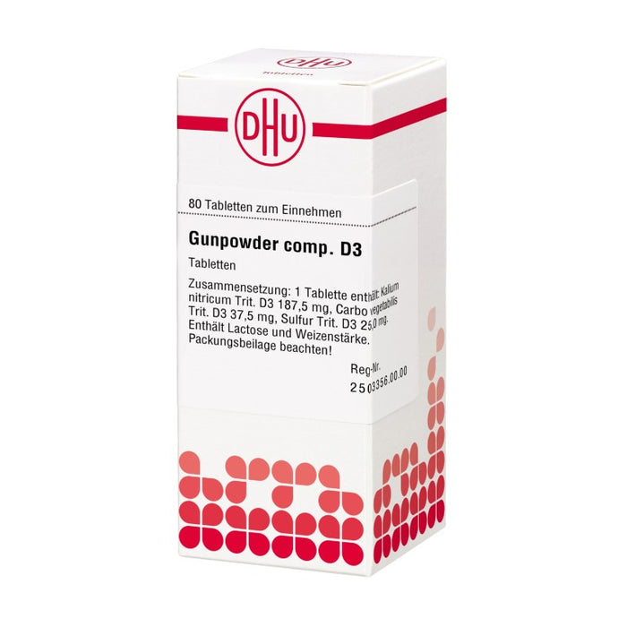 Gunpowder comp. D3 DHU Tabletten, 80 pc Tablettes