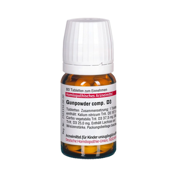 Gunpowder comp. D3 DHU Tabletten, 80 pc Tablettes