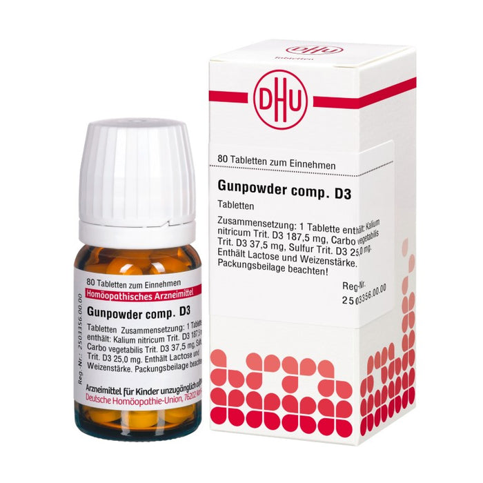 Gunpowder comp. D3 DHU Tabletten, 80 pc Tablettes
