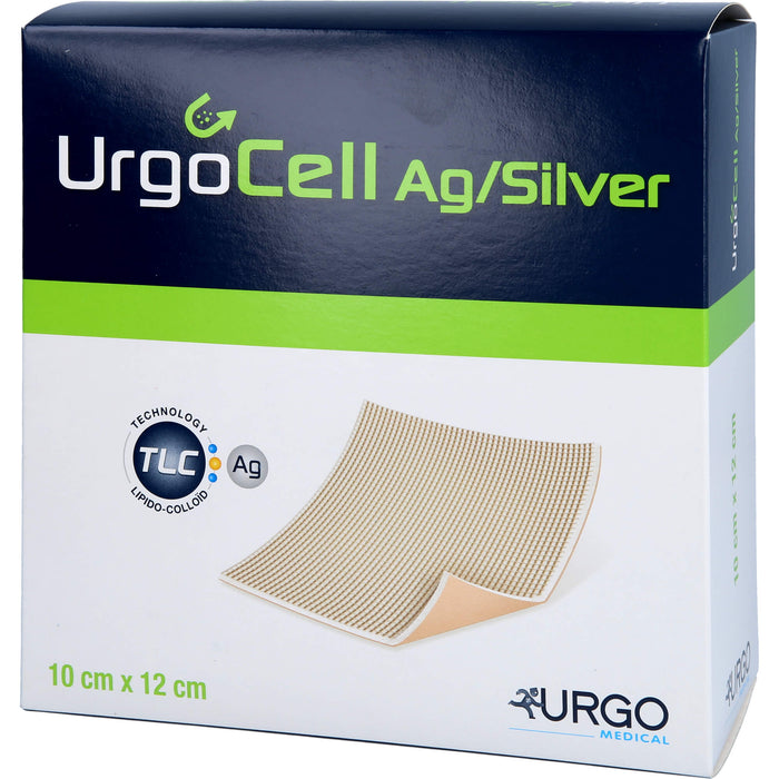 UrgoCell Silver, Lipidokolloid-Schaumstoffwundauflage mit Silbersalz, 10 St VER