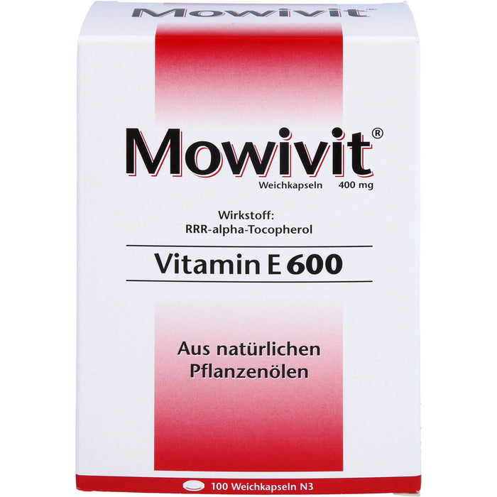 Mowivit Vitamin E 600, 100 St KAP