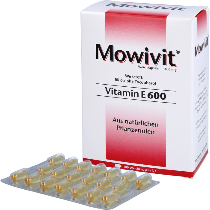 Mowivit Vitamin E 600, 100 St KAP