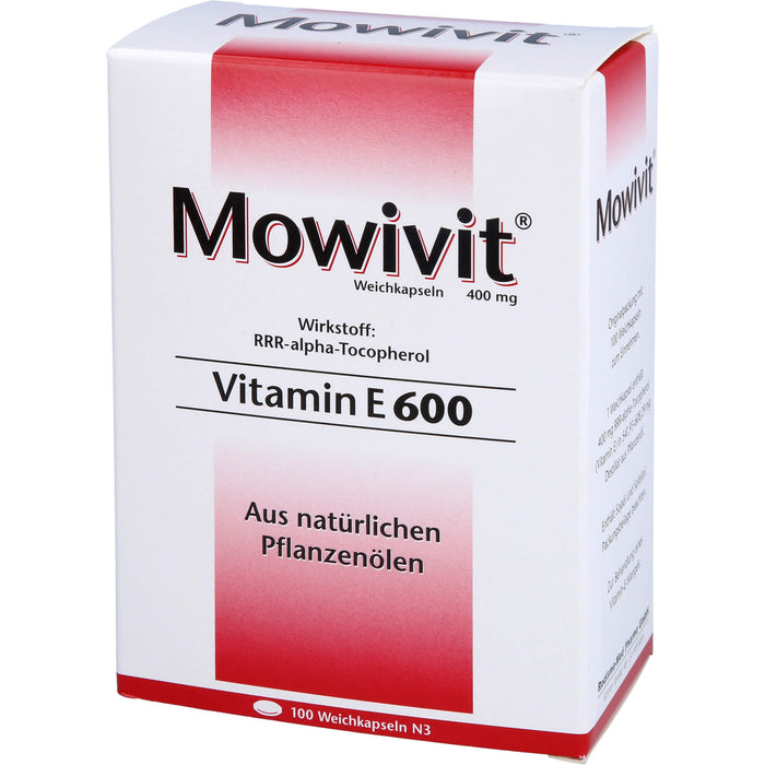 Mowivit Vitamin E 600, 100 St KAP