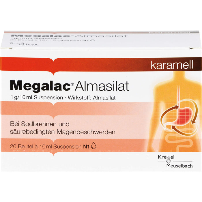 Megalac Almasilat 1 g/10 ml Suspension Beutel, 20X10 ml SUS