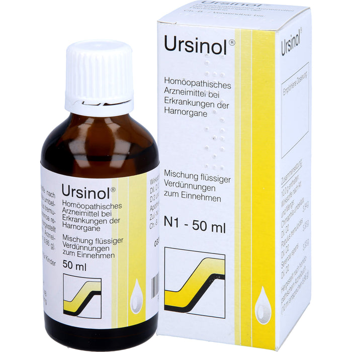 Ursinol Mischung flüssiger Verdünnungen zum Einnehmen, 50 ml Solution