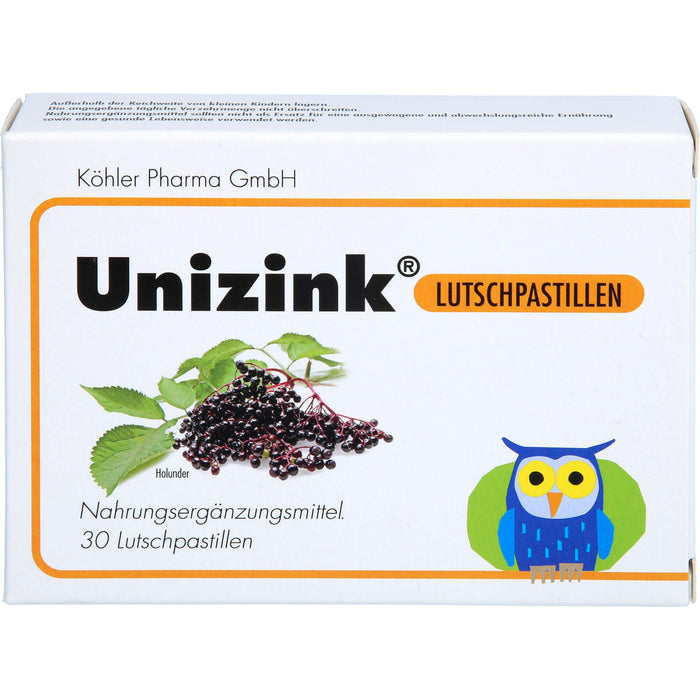 Unizink  Lutschpastillen, 30 St. Pastillen