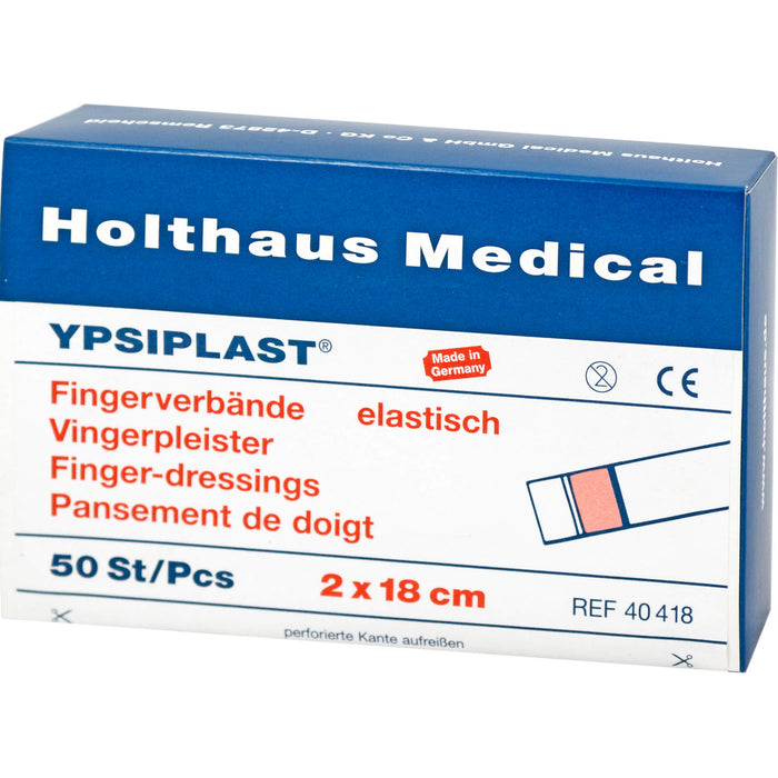 YPSIPLAST Fingerverbände elastisch 2 x 18 cm, 100 St. Verband