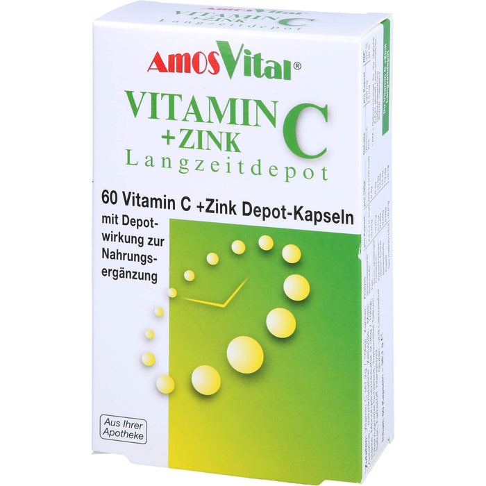 Vitamin C + Zink Depot Kapseln, 60 pc Capsules