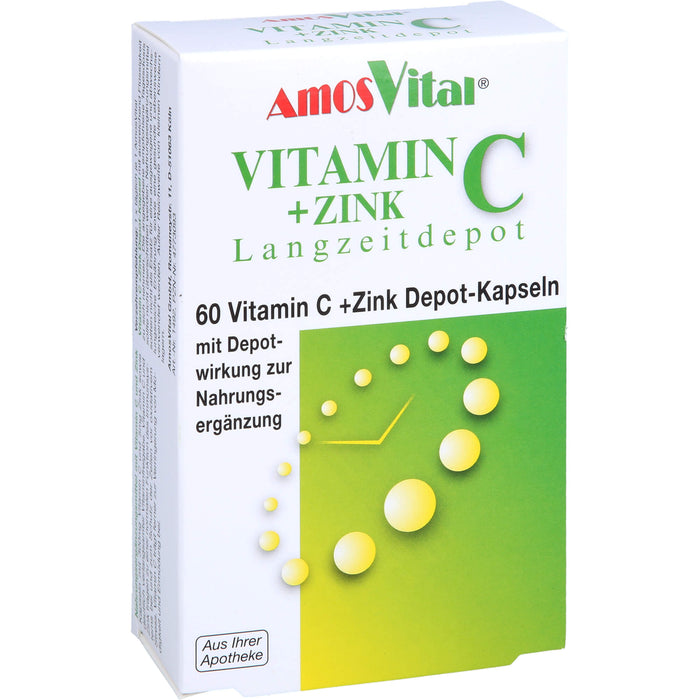 Vitamin C + Zink Depot Kapseln, 60 pc Capsules