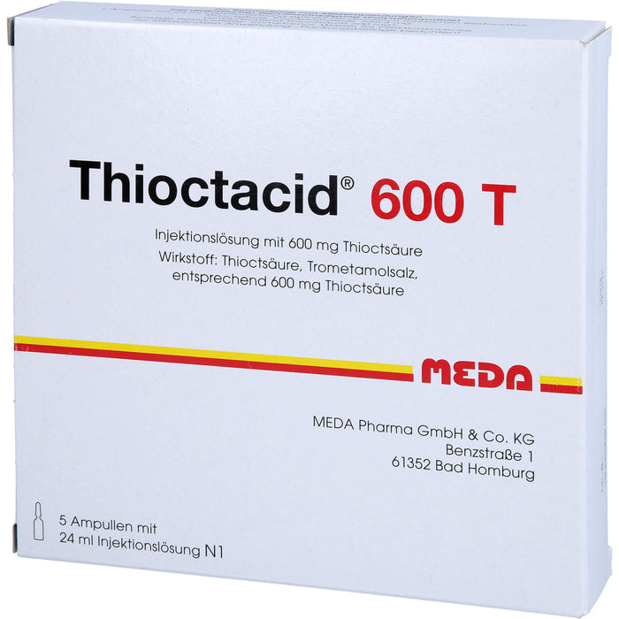 MEDA Thioctacid 600 T Injektionslösung, 5 pc Ampoules
