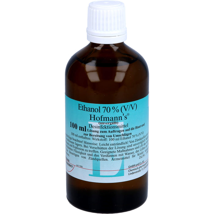 Hofmann's Ethanol 70% (V/V)  Desinfektionsmittel, 100 ml Solution