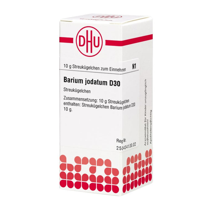 Barium jodatum D30 DHU Globuli, 10 g Globules