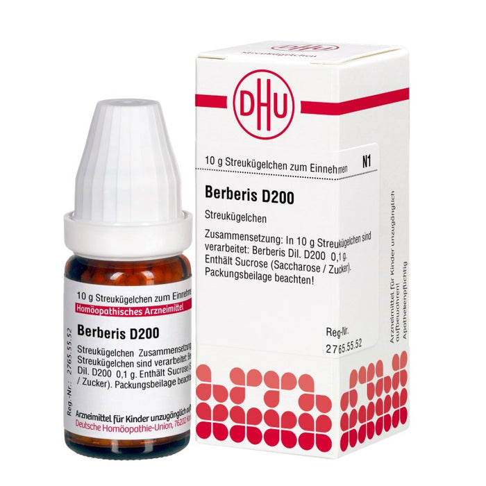 Berberis D200 DHU Globuli, 10 g Globules