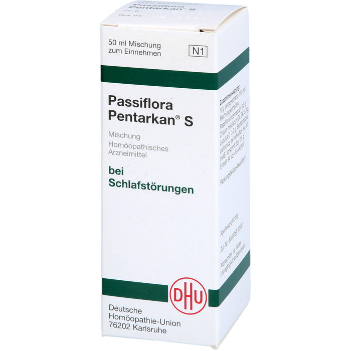 DHU Passiflora Pentarkan S Mischung bei Schlafstörungen, 50 ml Solution