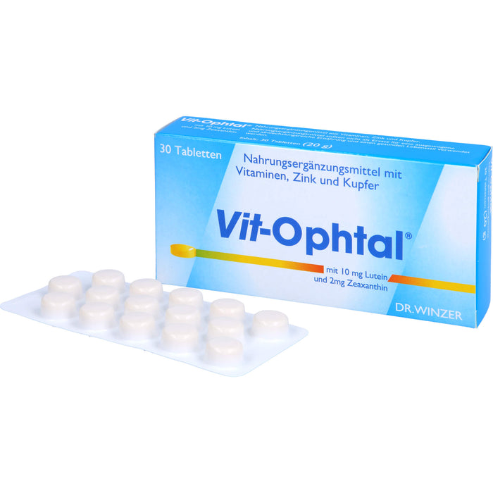 Vit-Ophtal mit 10mg Lutein, 30 St TAB