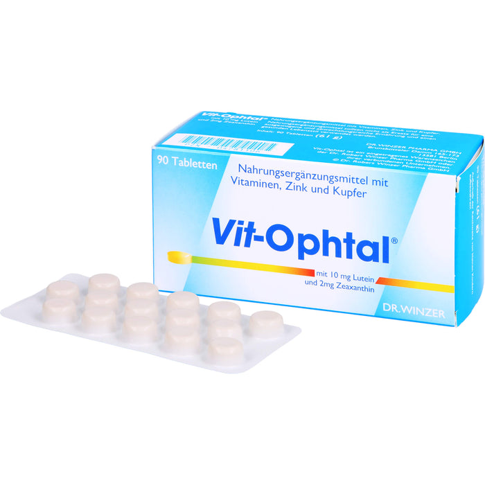 Vit-Ophtal mit 10 mg Lutein Tabletten, 90 pc Tablettes