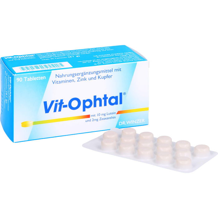 Vit-Ophtal mit 10 mg Lutein Tabletten, 90 pc Tablettes