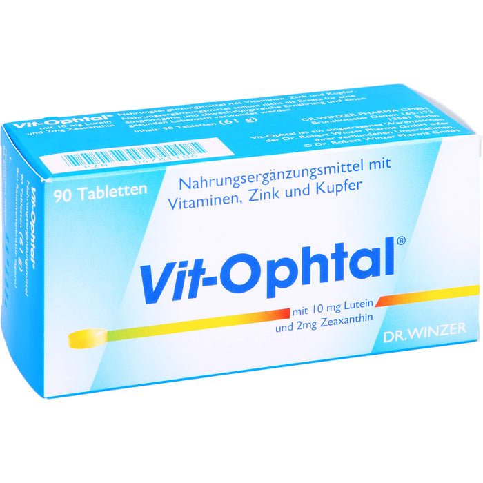 Vit-Ophtal mit 10 mg Lutein Tabletten, 90 pc Tablettes