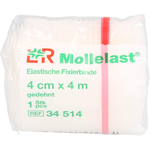 Mollelast Elastische Fixierbinde 4 cm x 4 m, 1 St. Binde