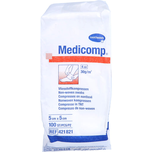 MEDICOMP UNSTERIL 5X5CM, 100 St KOM