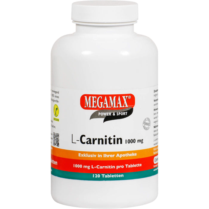MEGAMAX Figur & Balance L-Carnitin 500 mg Kapseln, 60 St. Kapseln
