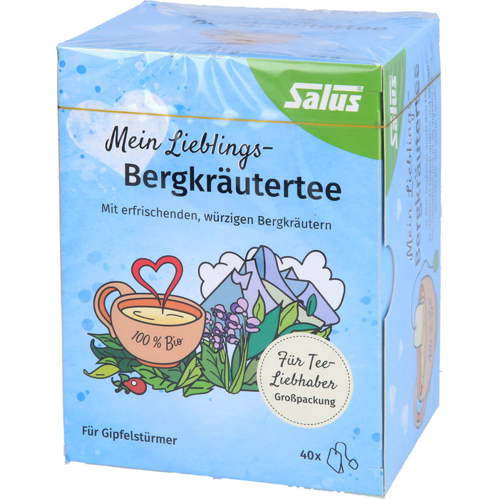 Salus Mein Lieblings-Bergkräuter-Tee bio, 40 St. Filterbeutel