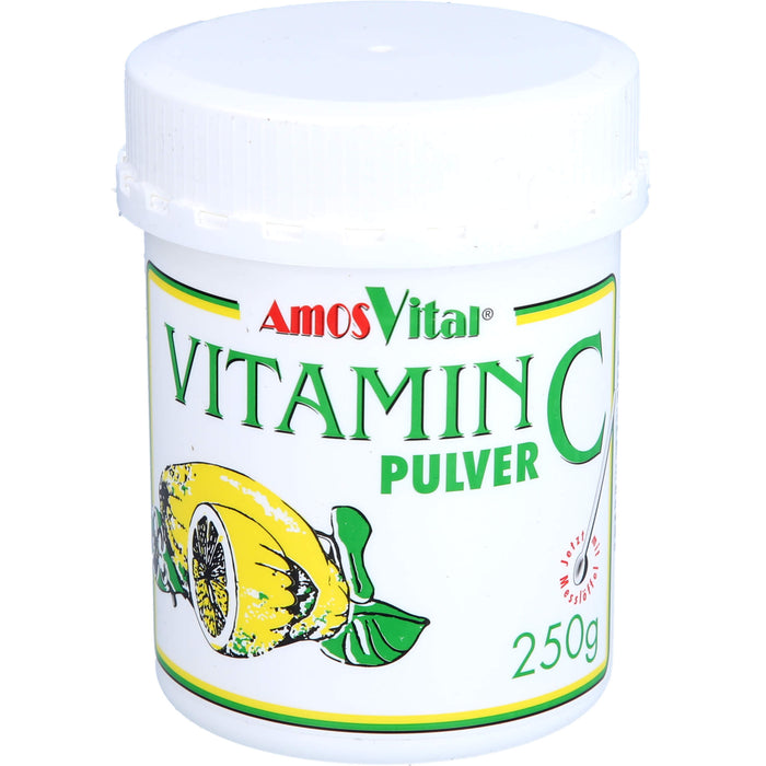 AmosVital Vitamin C Pulver, 250 g Powder