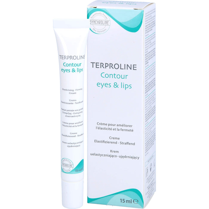 SYNCHROLINE Terproline Contour Eyes & Lips für sensible Haut im Augen- und Lippenbereich, 15 ml Cream