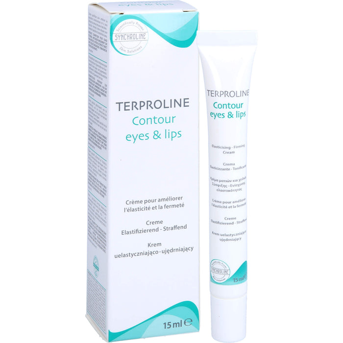 SYNCHROLINE Terproline Contour Eyes & Lips für sensible Haut im Augen- und Lippenbereich, 15 ml Cream