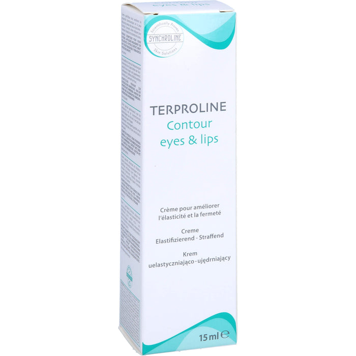 SYNCHROLINE Terproline Contour Eyes & Lips für sensible Haut im Augen- und Lippenbereich, 15 ml Cream