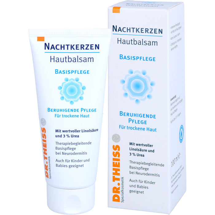 DR.THEISS Nachtkerzen Hautbalsam beruhigende Pflege für trockene Haut, 100 ml Cream
