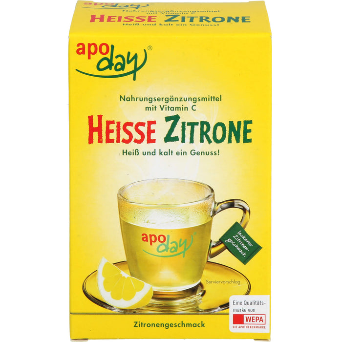 Apoday Heiße Zitrone Portionsbeutel, 10 St. Beutel