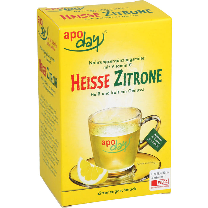 Apoday Heiße Zitrone Portionsbeutel, 10 pcs. Sachets