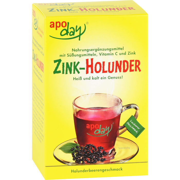Apoday Zink-Holunder zuckerfrei, 10 St. Beutel