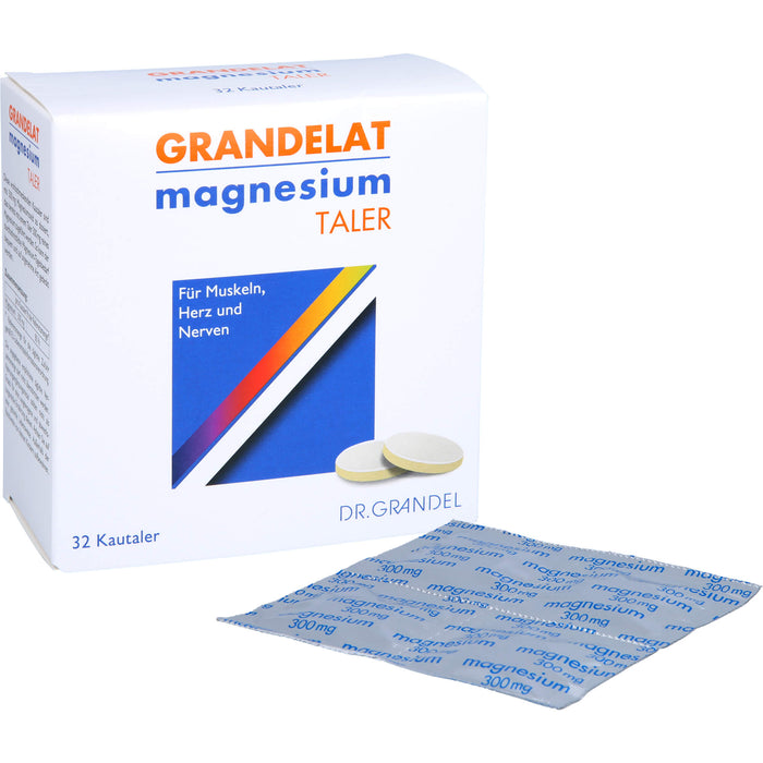Dr. Grandel Grandelat Magnesium Taler 300 mg, 32 pc Tablettes