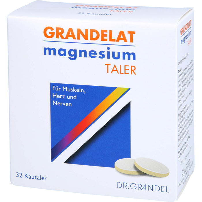 Dr. Grandel Grandelat Magnesium Taler 300 mg, 32 pc Tablettes