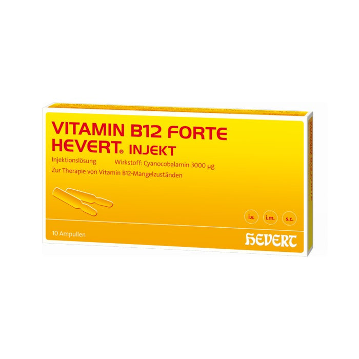 Vitamin B12 forte Hevert injekt Ampullen, 10 pcs. Ampoules