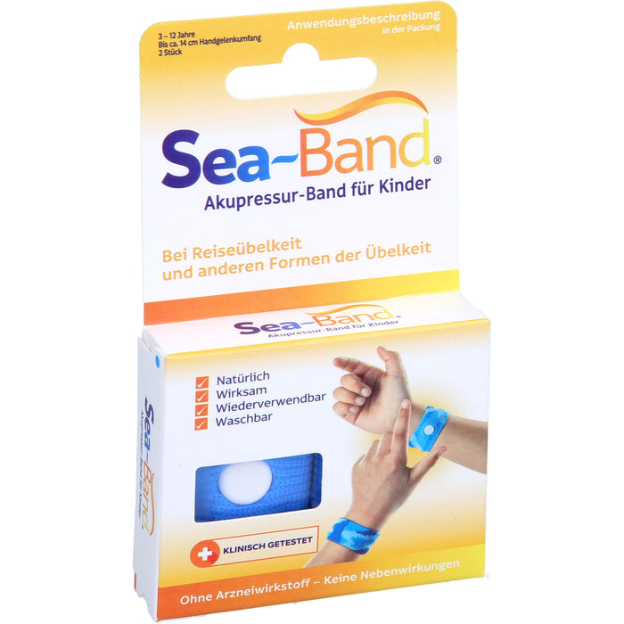 SEA-BAND Akupressurband f. Kinder, 2 pc Bandes
