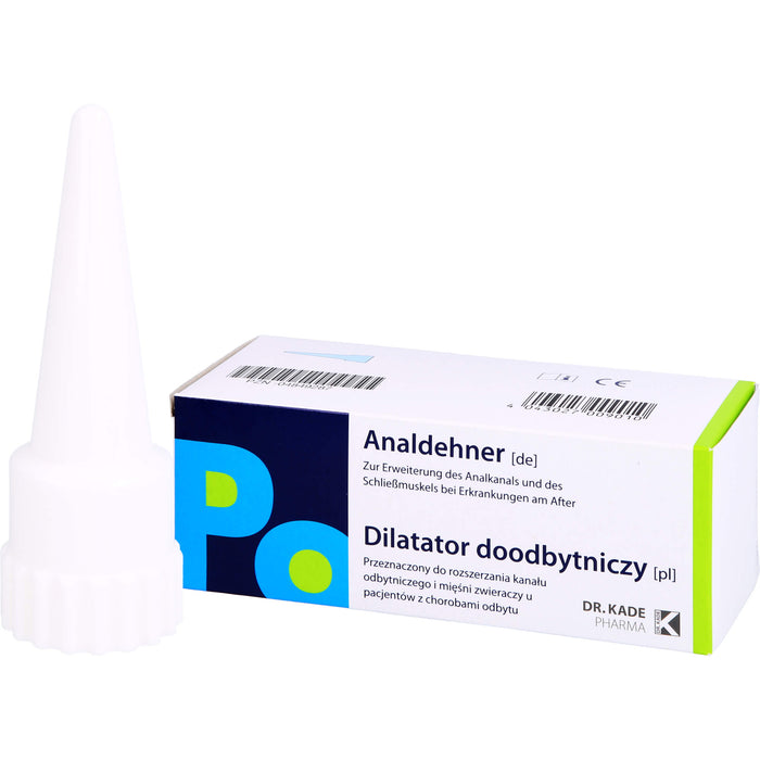 DR. KADE Analdehner zur Erweiterung des Analkanals, 1 pc Dispositif