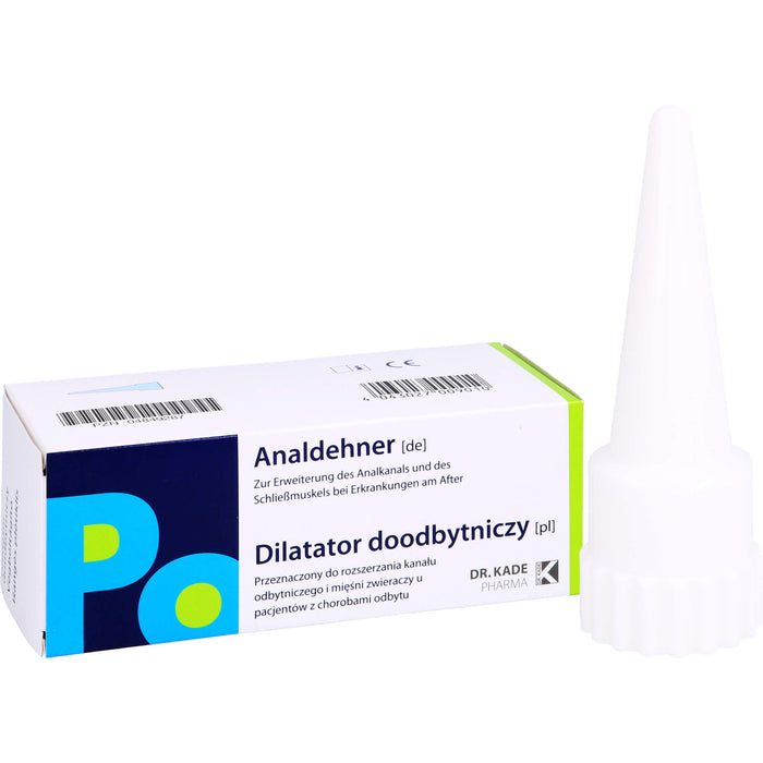 DR. KADE Analdehner zur Erweiterung des Analkanals, 1 pc Dispositif