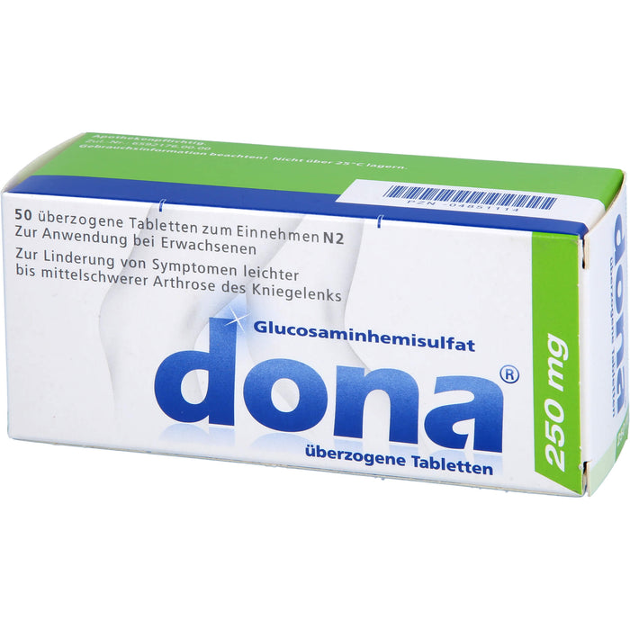 dona 250 mg überzogene Tabletten, 50 St UTA