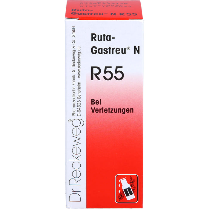 Ruta-Gastreu N R55 Tropfen bei Verletzungen, 50 ml Lösung