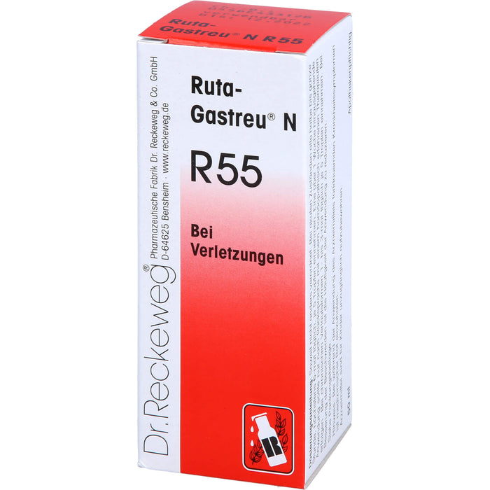 Ruta-Gastreu N R55 Tropfen bei Verletzungen, 50 ml Lösung