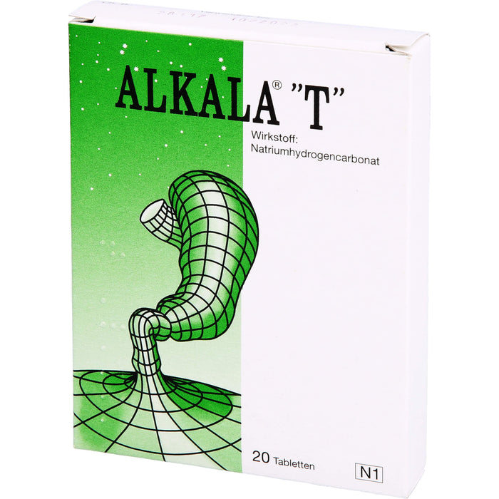 ALKALA T Tabletten bei Sodbrennen und säurebedingten Magenschmerzen, 20 pc Tablettes