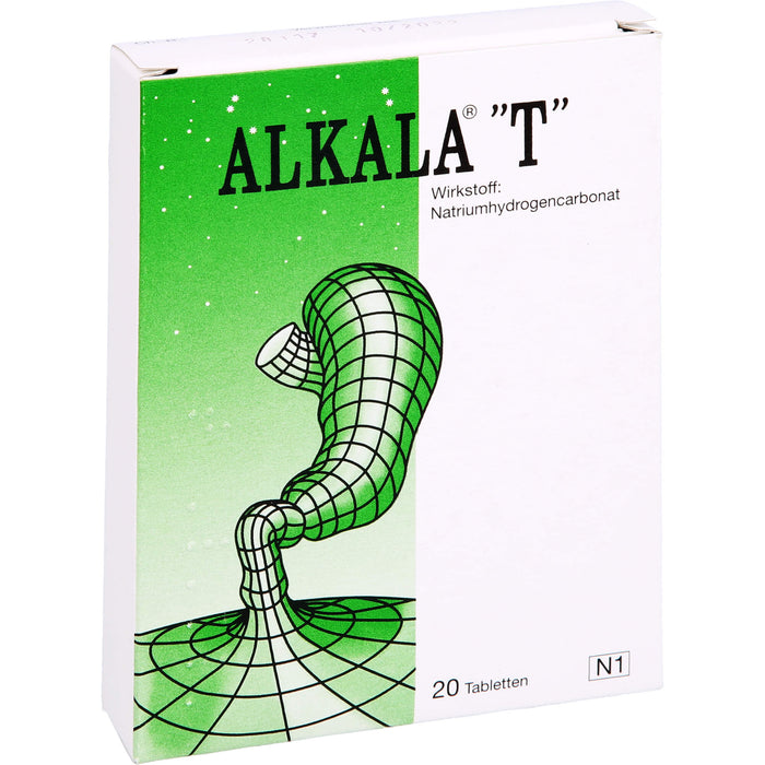 ALKALA T Tabletten bei Sodbrennen und säurebedingten Magenschmerzen, 20 pc Tablettes