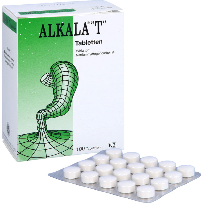 ALKALA T Tabletten bei Sodbrennen und säurebedingten Magenbeschwerden, 100 pc Tablettes
